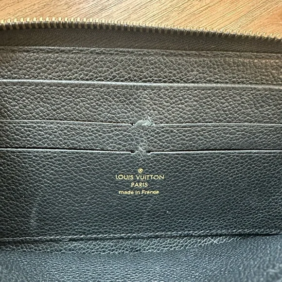 Louis Vuitton Black Monogram Zip Wallet - Picture 5 of 9